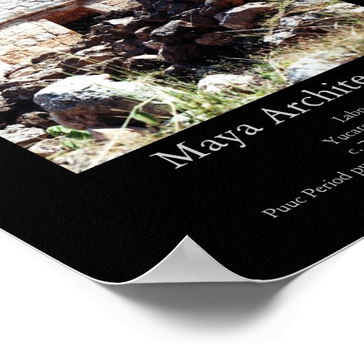 Poster Maya Architecture - Labna (Coin)