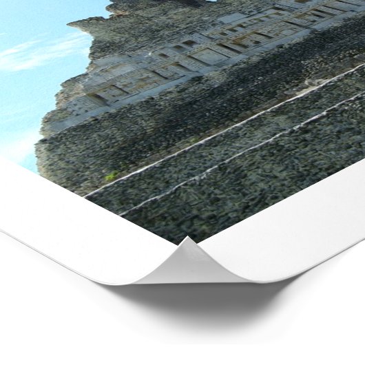 Poster Maya Ruin Xunatunich (Coin)