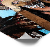 Poster Mayan Dancer-Homme (aquarelle) (Coin)