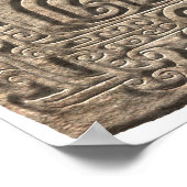 Poster Mayan Jaguar-stone (Coin)