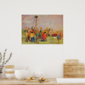 Poster Mayday Dansant autour du Maypole. (Cuisine)