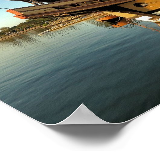 Poster Mayflower II et son chalet (Coin)