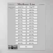 Poster Mayflower Line - George Soule (Devant)