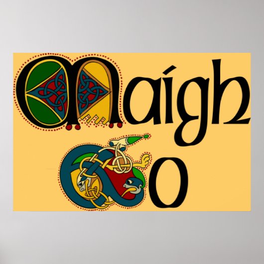 Poster Mayo (gaélique) (Devant)