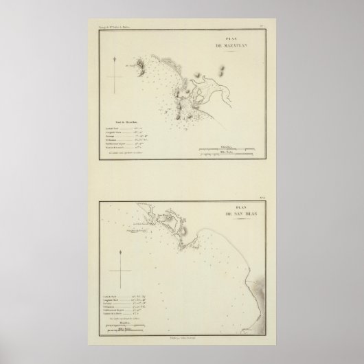 Poster Mazatlan, Mexique (Devant)