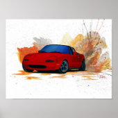 Poster Mazda Miata (Devant)