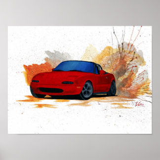 Poster Mazda Miata