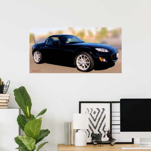 POSTER MAZDA MIATA HARDTOP (Bureau à domicile)