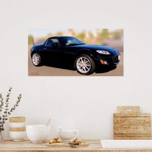 POSTER MAZDA MIATA HARDTOP (Cuisine)