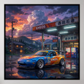 Poster Mazda MX-5 Miata Touring Car (Devant)