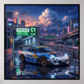 Poster Mazda RX-7 FD (Devant)