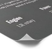 Poster Mazda RX-7 FD Classic JDM Sports (Coin)