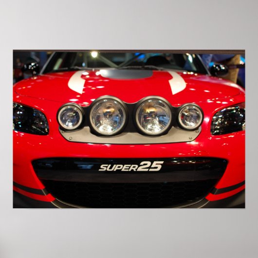 Poster Mazda Super 25 MX5 Miata (Devant)