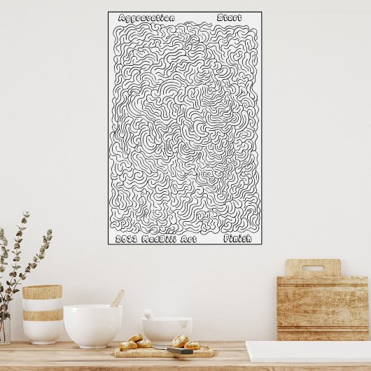 Poster Maze d'agrégation (Cuisine)