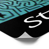 Poster Maze étoile (Coin)