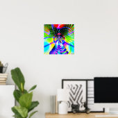 Poster Maze fractal 5c (Bureau à domicile)