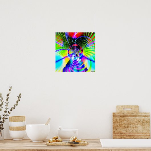 Poster Maze fractal 5c (Cuisine)