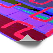 Poster Maze rouge (Coin)