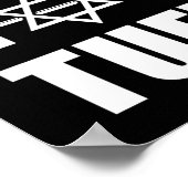 Poster Mazel Tuff Drôle entraînement juif (Coin)