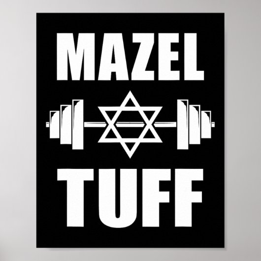 Poster Mazel Tuff Drôle entraînement juif (Devant)