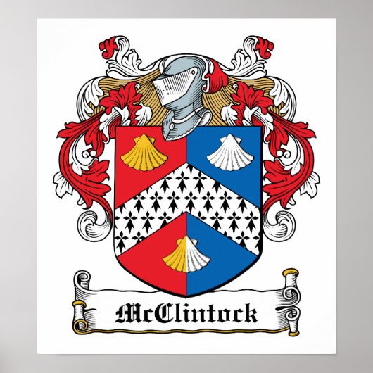Poster McClintock Family Crest (Devant)