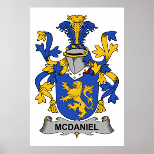 Poster McDaniel Family Crest