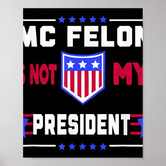 Poster Mcfelon N'Est Pas Mon Président (Devant)