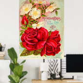 Poster McGregor Bros. Publicité Floral Gems (Bureau à domicile)