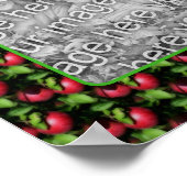 Poster McIntosh Apples Nature Frame Créer Votre Propre Ph (Coin)