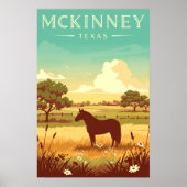Poster McKinney Texas vintage (Devant)