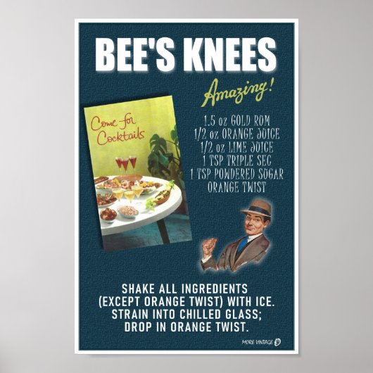 POSTER MCM COCKTAIL RECIPE  (Devant)