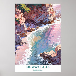 Poster McWay Falls, Californie