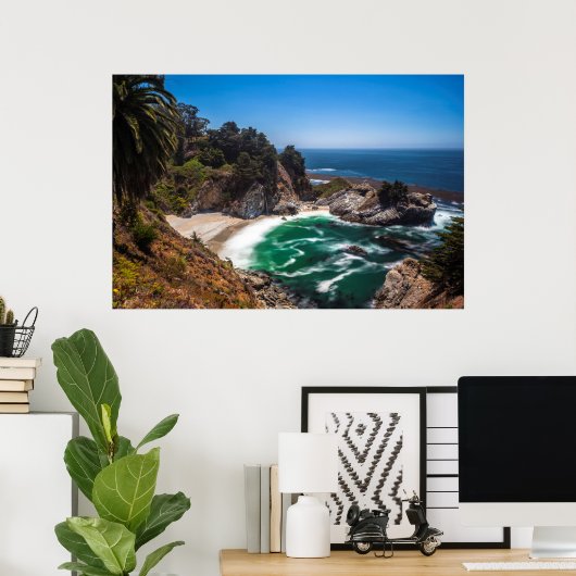 Poster Mcway Falls in Julia Pfeiffer Burns State Park (Bureau à domicile)