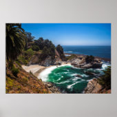 Poster Mcway Falls in Julia Pfeiffer Burns State Park (Devant)