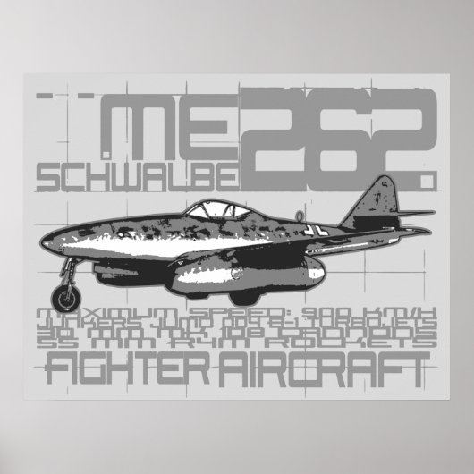Poster Me 262 Schwalbe (Devant)