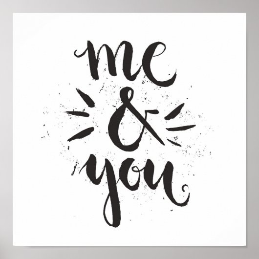 Poster Me And You (Devant)