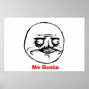 Poster Me Gusta