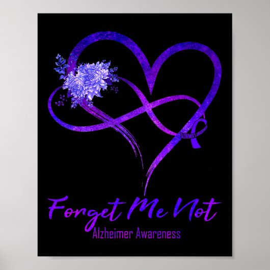 Poster Me Not Alzheimerheimer Awareness (Devant)