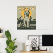 Poster Me-ow (Bureau à domicile)