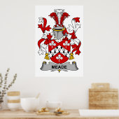 Poster Meade Family Crest (Cuisine)