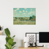 Poster Meadow - Alfred Sisley (Bureau à domicile)
