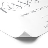 Poster Meadow Devinez combien de baisers Fête des mariées (Coin)