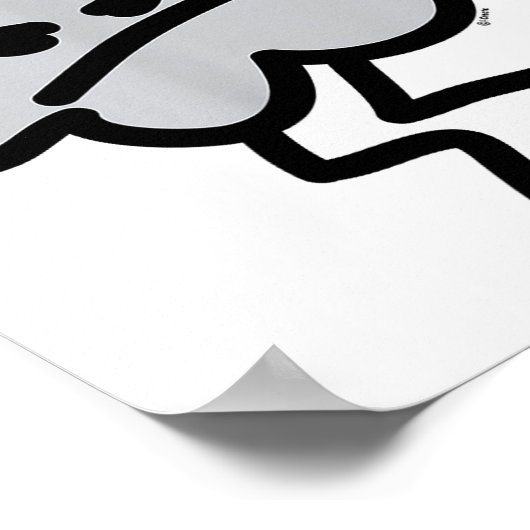 Poster Meanie Cloud Lightning Funny  (Coin)