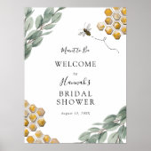 Poster Meant to Bee Eucalyptus Bienvenue à la soirée de m (Devant)