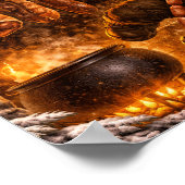 Poster Meat Hook Icelandic Yule Lad (Coin)