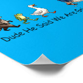 Poster Mec Il A Dit On Va Aller Pêcher Disciple De Jésus (Coin)