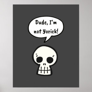 Poster Mec, je ne suis pas Yorick !