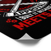 Poster Mécanicien Je Ne L'Ai Pas Construit (Coin)