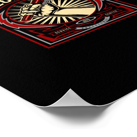 Poster mécanicien lourd (Coin)