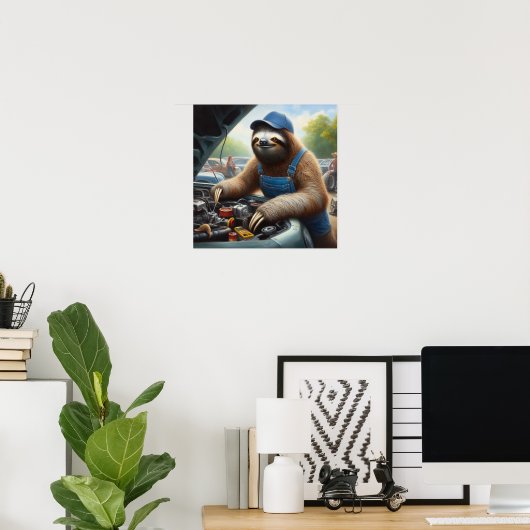 Poster Mécanique de fentes (Bureau à domicile)